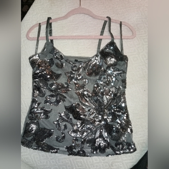 WHBM SL Sequin Flower Cami - Picture 5 of 9